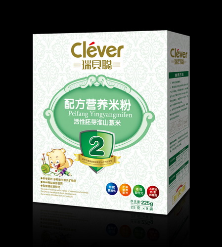 瑞貝聰活性胚芽淮山薏米營養米粉2段盒裝