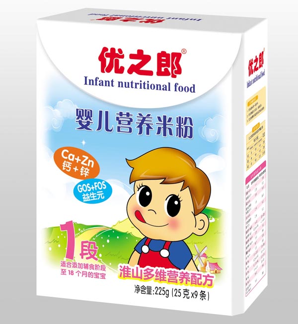 優之郎淮山多維營養米粉1段225g