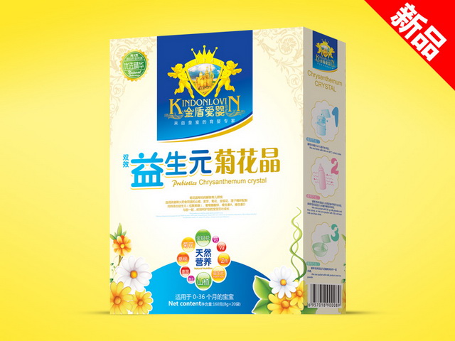 金盾愛嬰菊花晶盒裝-雙效益生元