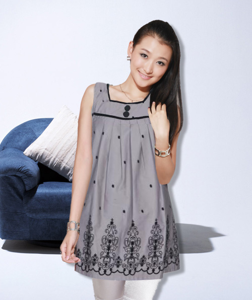 植絨黑花防護衫