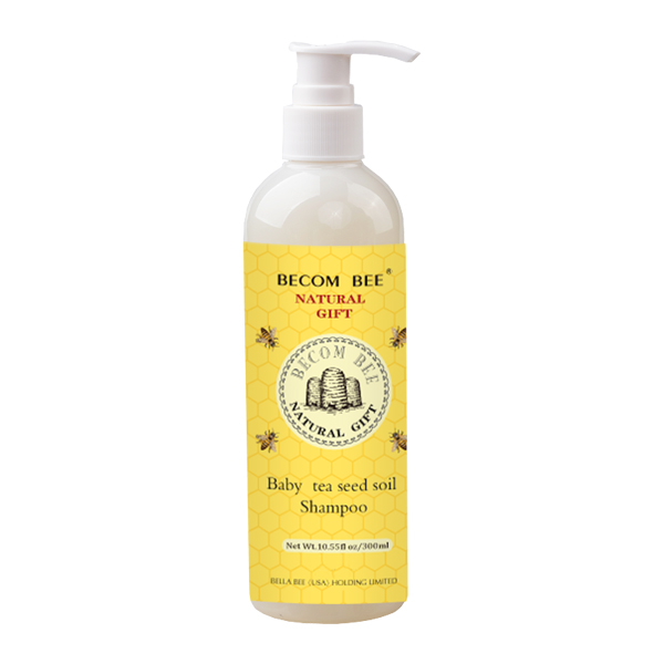貝康小蜜蜂嬰兒茶籽油無淚洗發露