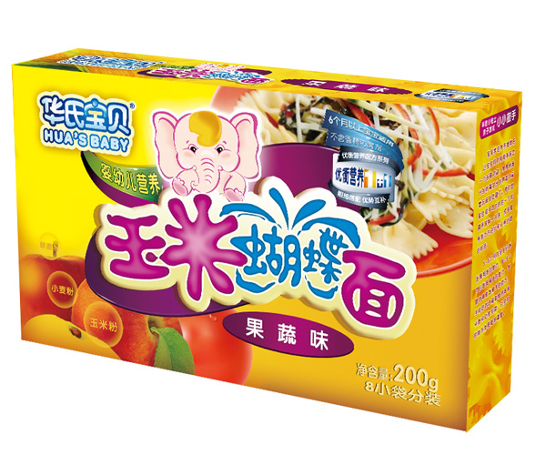 華氏寶貝果蔬玉米蝴蝶面