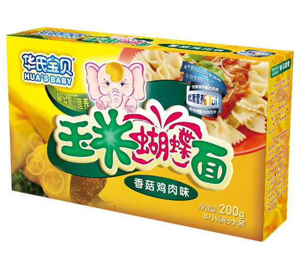 華氏寶貝香菇雞肉玉米蝴蝶面