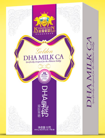 金盾愛嬰DHA乳鈣凝膠果糖