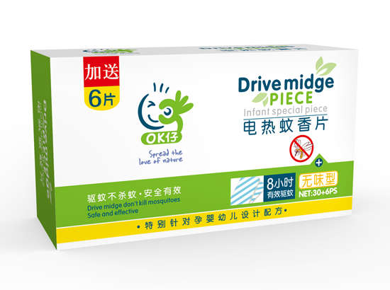 OK仔電熱蚊香片(無味型)