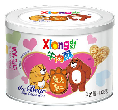 熊大熊二營養配方牛肉酥