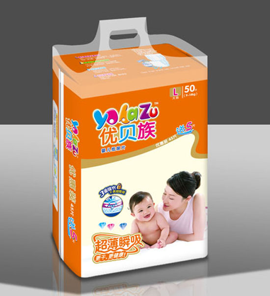 優貝族超薄紙尿片L碼