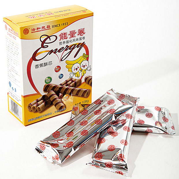 茂昌香蕉酥芯能量卷108g