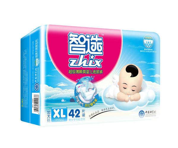 智選超級薄瞬爽嬰兒紙尿褲XL