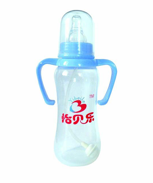怡貝樂標口帶手柄自動奶瓶