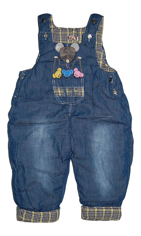 嬰比迪米奇鼠牛仔背帶褲