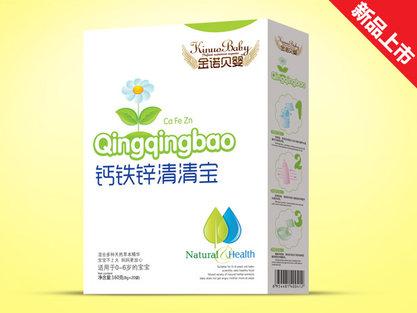 金諾貝嬰鈣鐵鋅清清寶盒裝