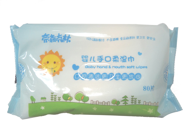 奈森克林嬰兒手口濕巾80(抽)