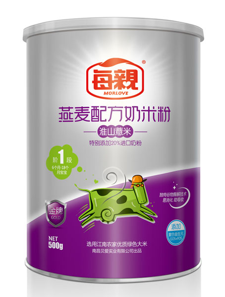 每親淮山薏米燕麥配方奶米粉1段