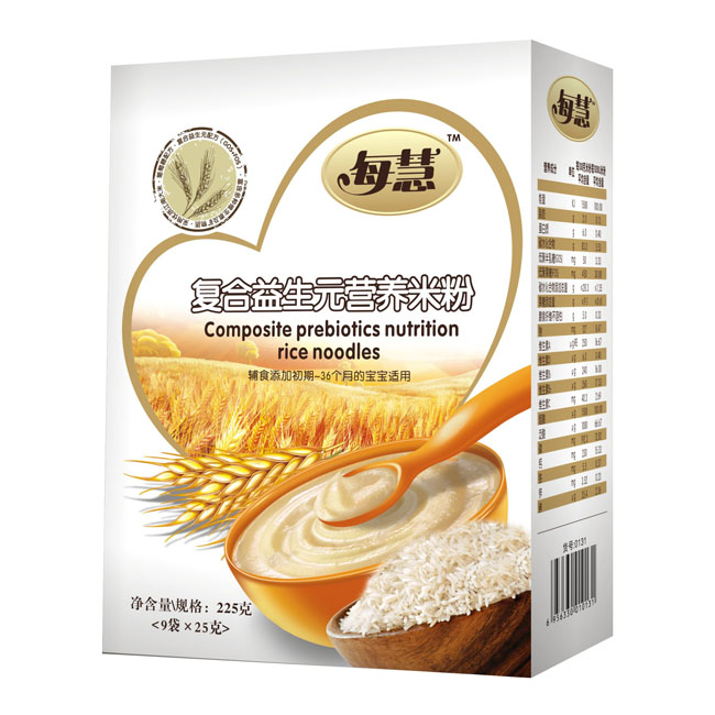 每慧復合益生元蘋果番茄營養米粉500