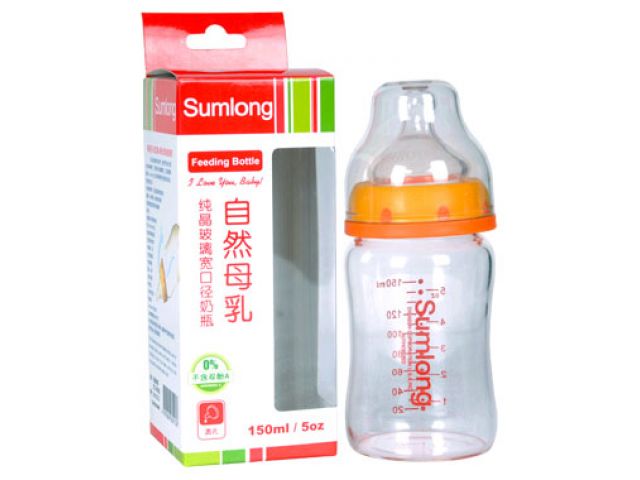 (1)玻璃奶瓶以高級耐熱玻璃制成,無接縫,不留奶垢,易清理。