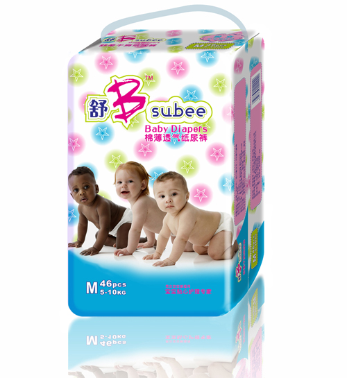舒B棉薄透氣紙尿褲M46