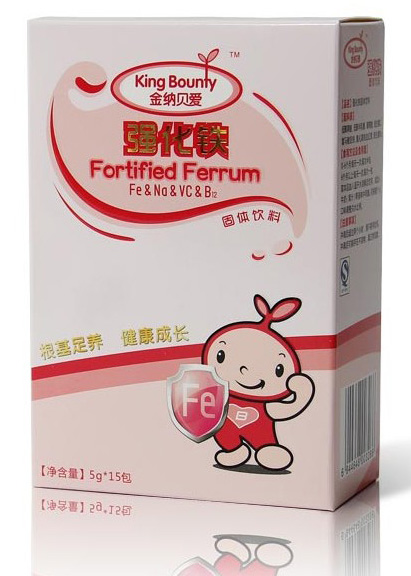 金納貝愛強化鐵固體飲料