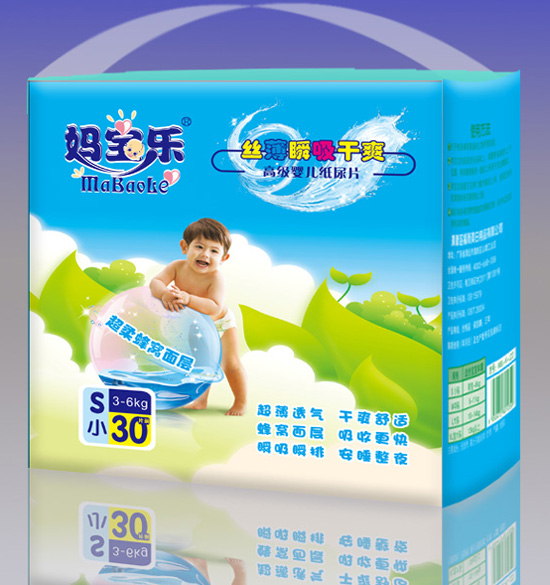 媽寶樂絲薄瞬吸干爽紙尿片S30片