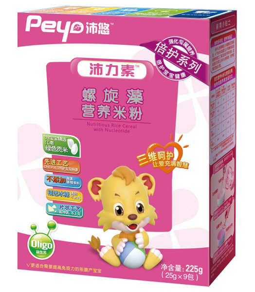 沛力素螺旋藻倍護米粉