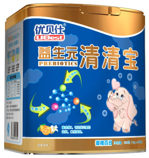 優貝仕香橙百合益生元清清寶