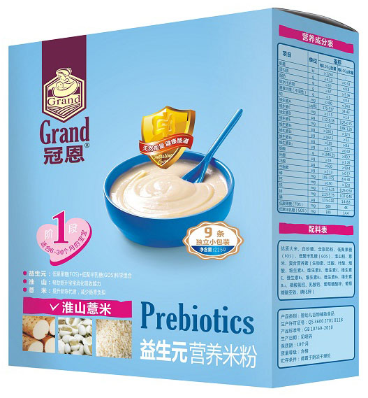 冠恩淮山薏米益生元營養米粉