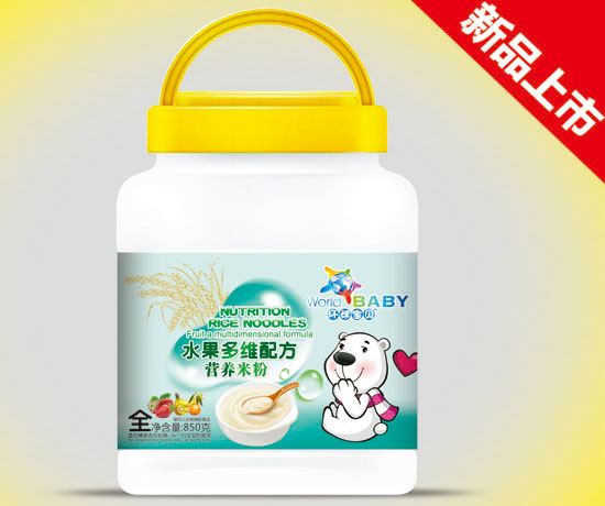 環球寶貝水果多維配方營養米粉850克