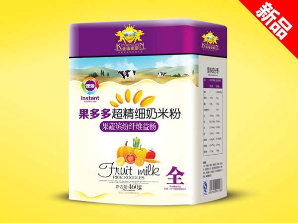 金盾愛嬰果蔬繽紛纖維益暢超精細奶米粉聽裝