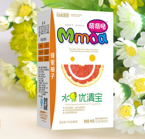 萌萌噠160克盒裝蜂蜜柚子優清寶