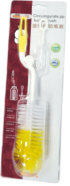 矇矇兔旋轉PP奶瓶刷