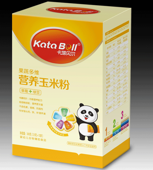 卡塔貝爾草莓+綠豆營養玉米粉