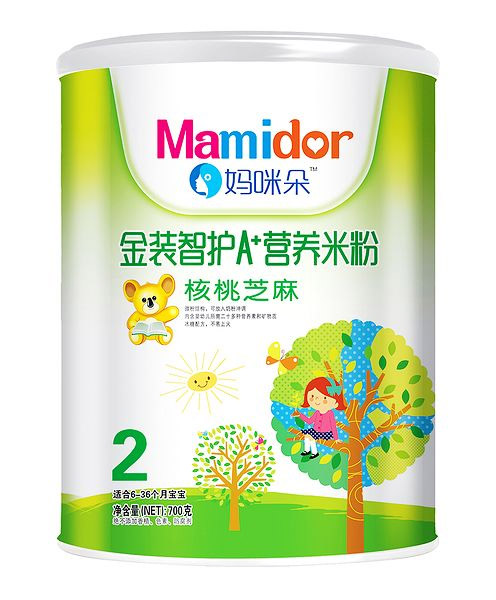 媽咪朵智護核桃芝麻A+營養米粉(聽裝)