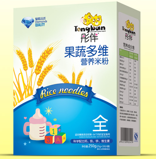 彤伴果蔬多維營養米粉盒裝全段