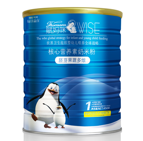 賦媽咪胚芽果蔬多維核心營養素奶米粉1段