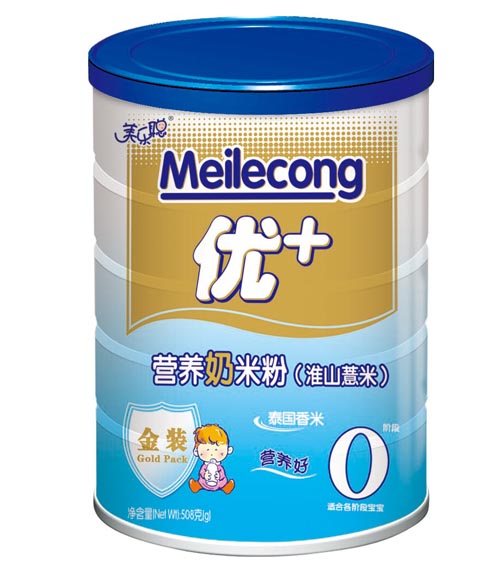 美樂(lè)聰淮山薏米營(yíng)養(yǎng)奶米粉0段