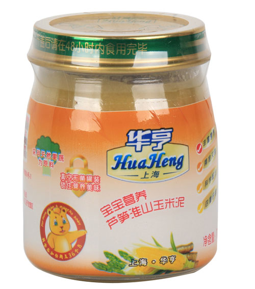 華亨寶寶營養蘆筍淮山玉米泥