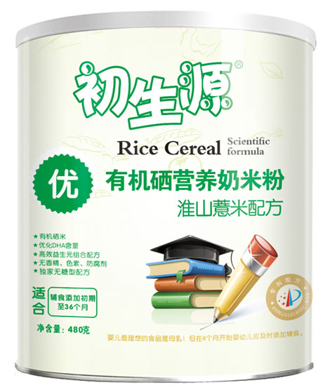 初生源淮山薏米有機硒奶米粉優段