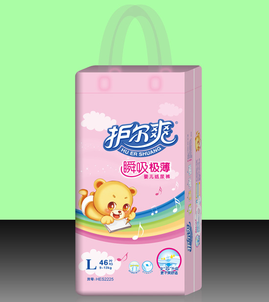 護爾爽瞬吸極薄嬰兒紙尿褲L碼46片