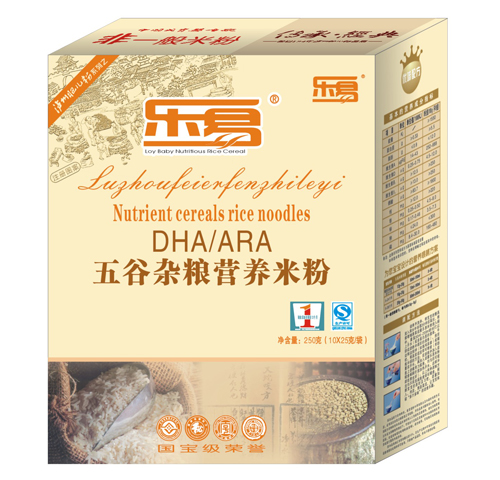 樂易五谷雜糧營養米粉1段盒裝