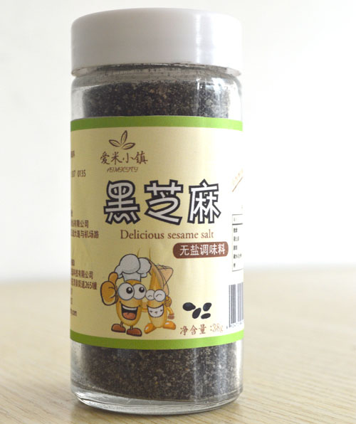 愛米小鎮黑芝麻無鹽調味料