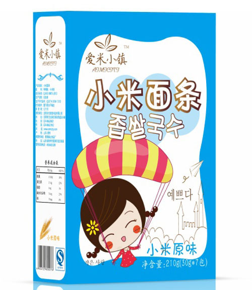 愛米小鎮原味小米面條