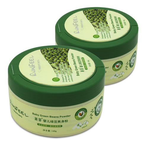 潤(rùn)菲嬰兒綠豆爽身粉