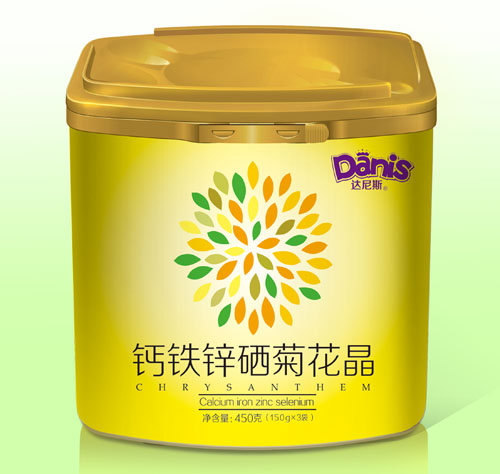 達(dá)尼斯鈣鐵鋅硒菊花晶小聽