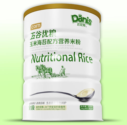 達尼斯五谷優糧玉米海苔米粉聽裝