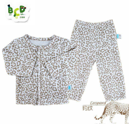 貝茜蒂灰色時尚豹紋套裝