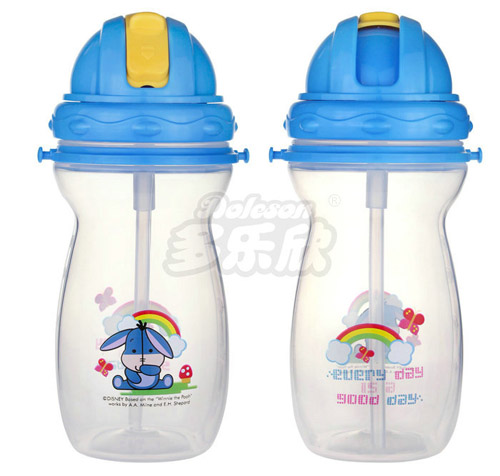 迪士尼寶寶魔術滑蓋學飲水壺藍色屹耳