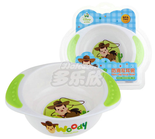 迪士尼寶寶迪士尼玩具系列防滑雙耳碗