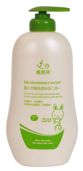 嬰美特嬰兒蘆薈洗發沐浴二合一1000ml