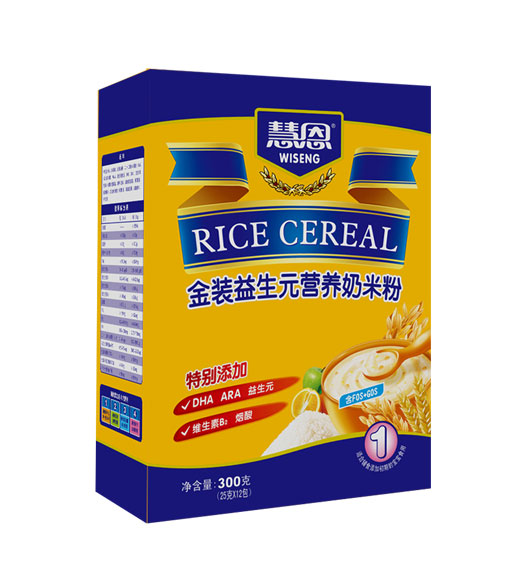 慧恩300克金裝益生元營養奶米粉