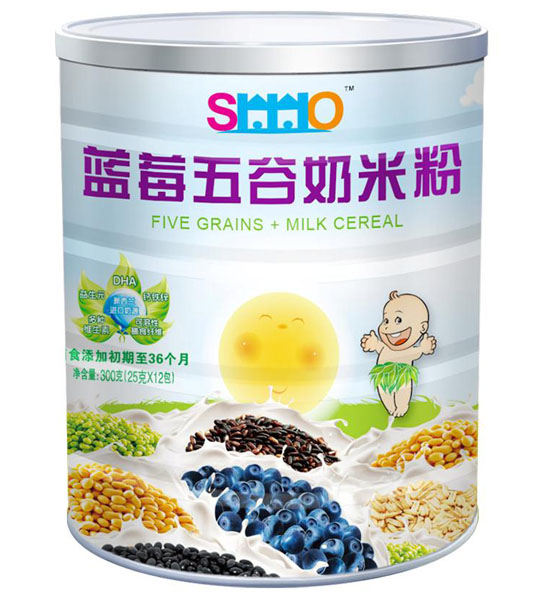 和善衡藍莓五谷奶米粉